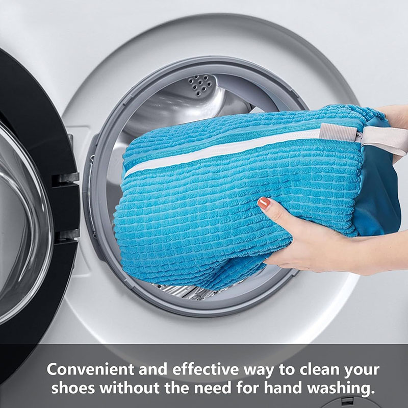 Microfiber Chenille Shoe Laundry Bag — view 6