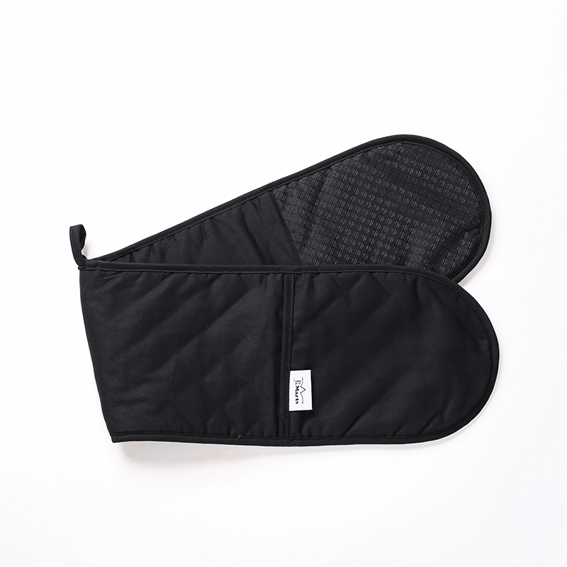 Extra-Long Cotton Double Oven Mitt — view 5