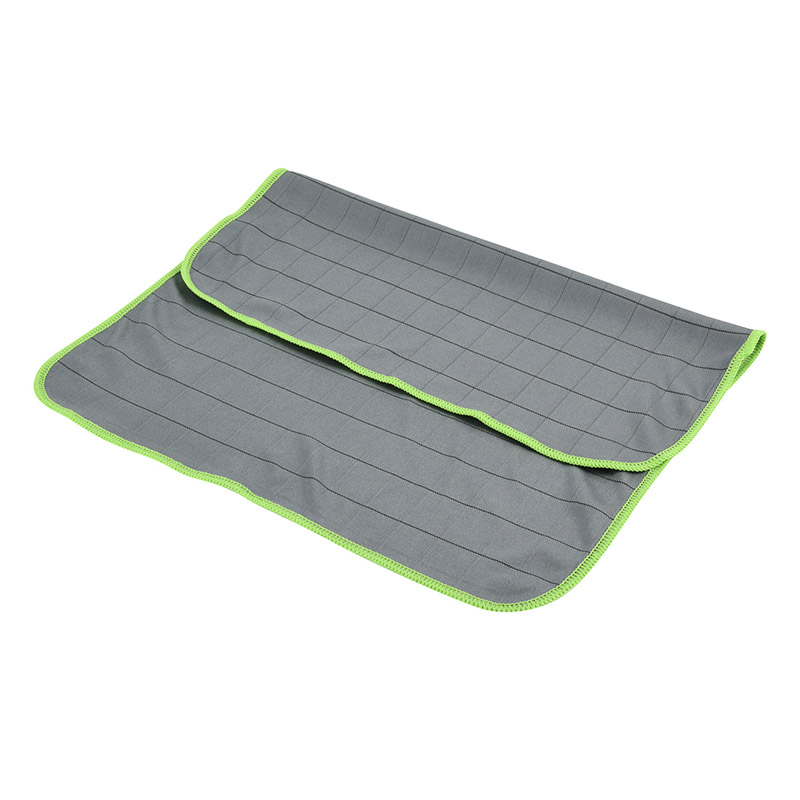 Carbon Fiber Microfiber Glass Cleaning Cloth — view 2