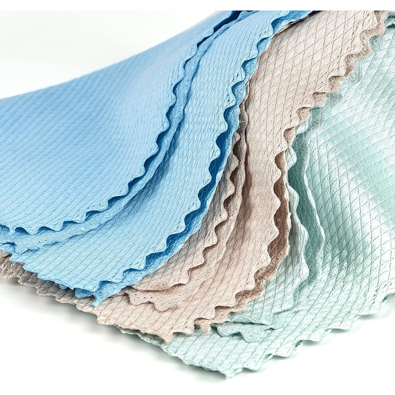 Fish Scale Microfiber Glass Cleaning Cloth — view 4