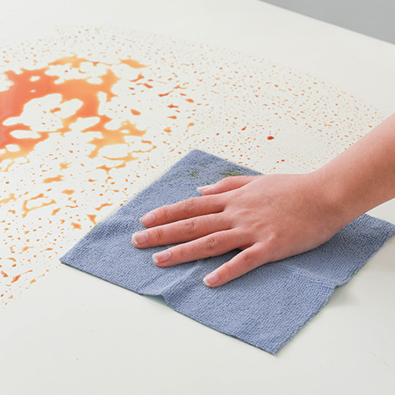 Perforated Warp-Knitted Microfiber Cleaning Cloth Roll โ view 3