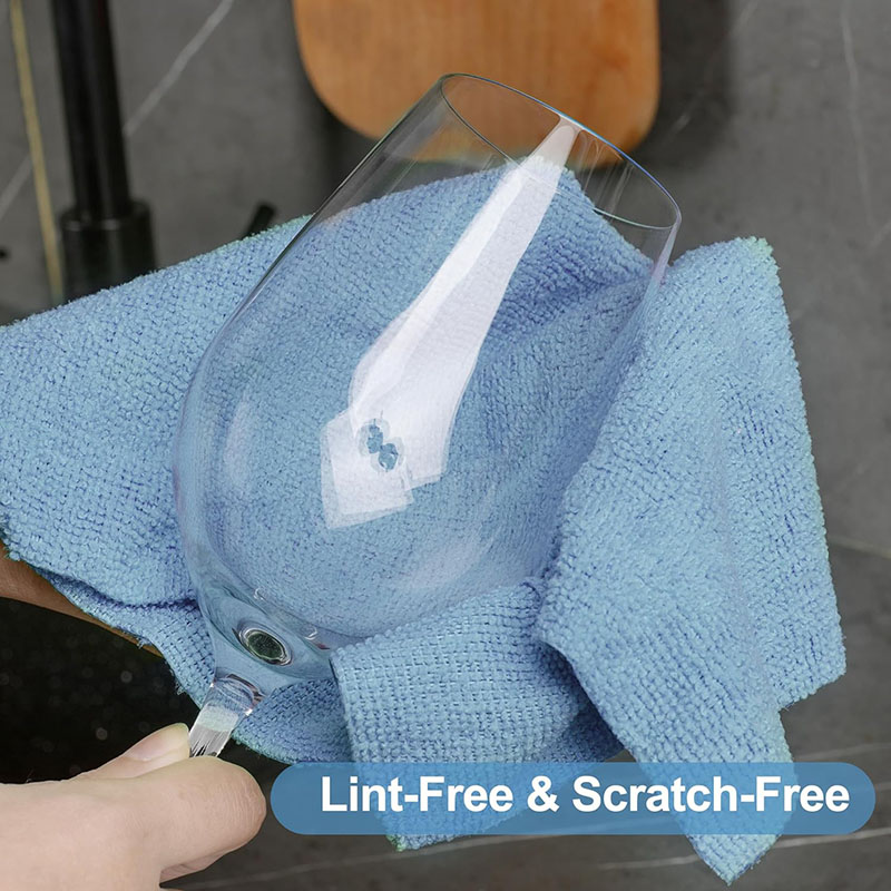 Perforated Warp-Knitted Microfiber Cleaning Cloth Roll — view 6