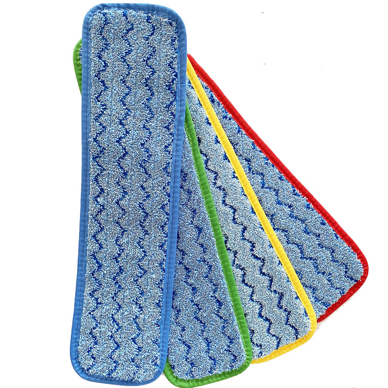 Microfiber Wet Mop Pad With Zigzag
