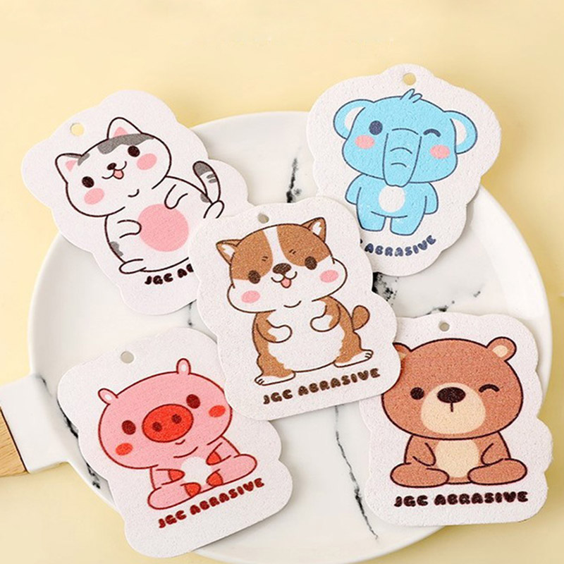 Natural Cartoon Cellulose Sponges for Kitchen — view 2
