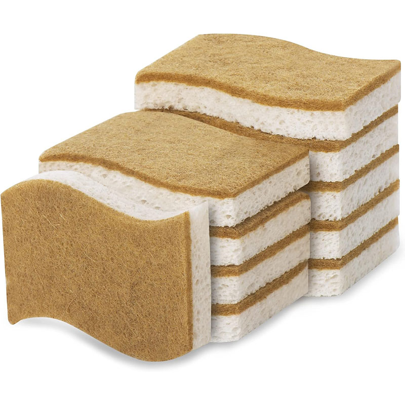Cellulose and Coconut Scrubber Sponge