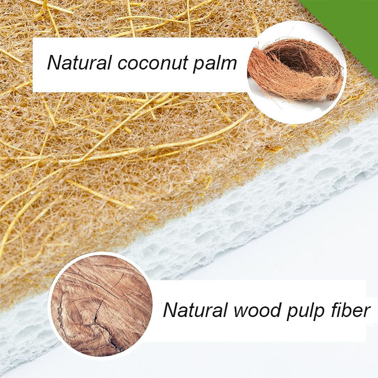 Cellulose and Coconut Scrubber Sponge — view 5