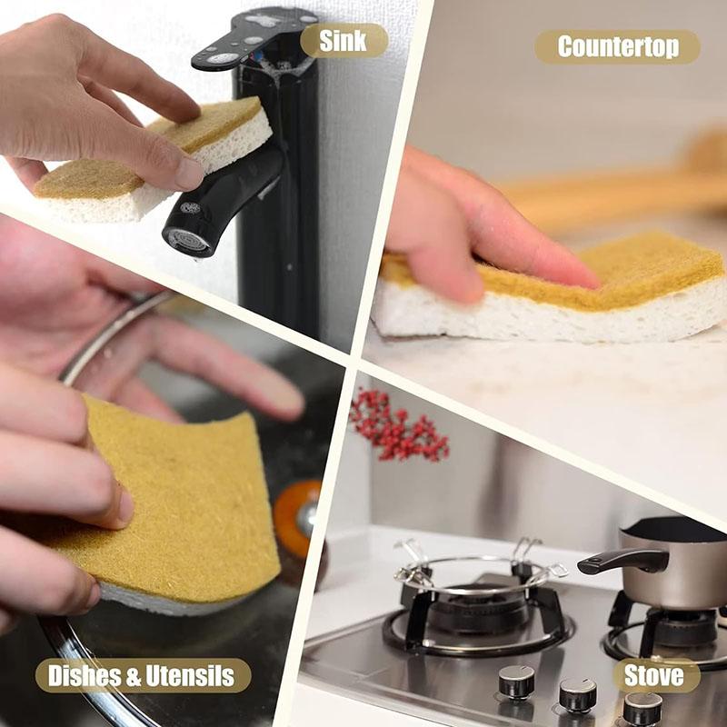 Cellulose and Coconut Scrubber Sponge — view 7
