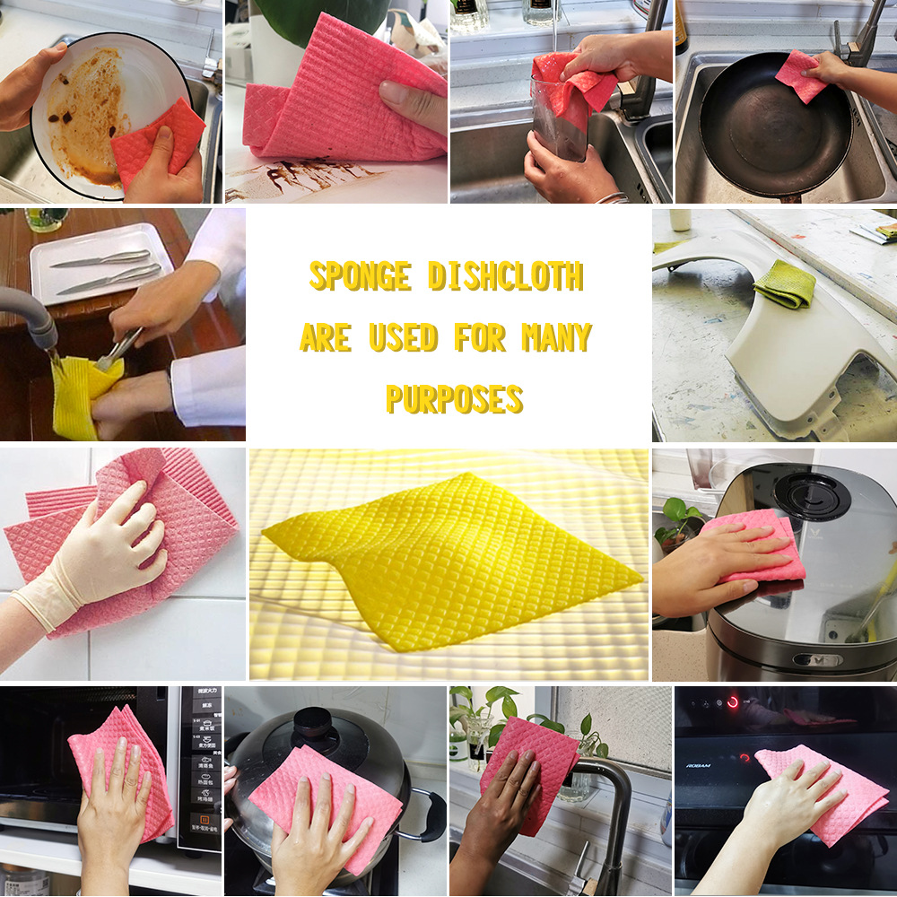 Swedish Dishcloth Cellulose Sponge Cloths โ view 2