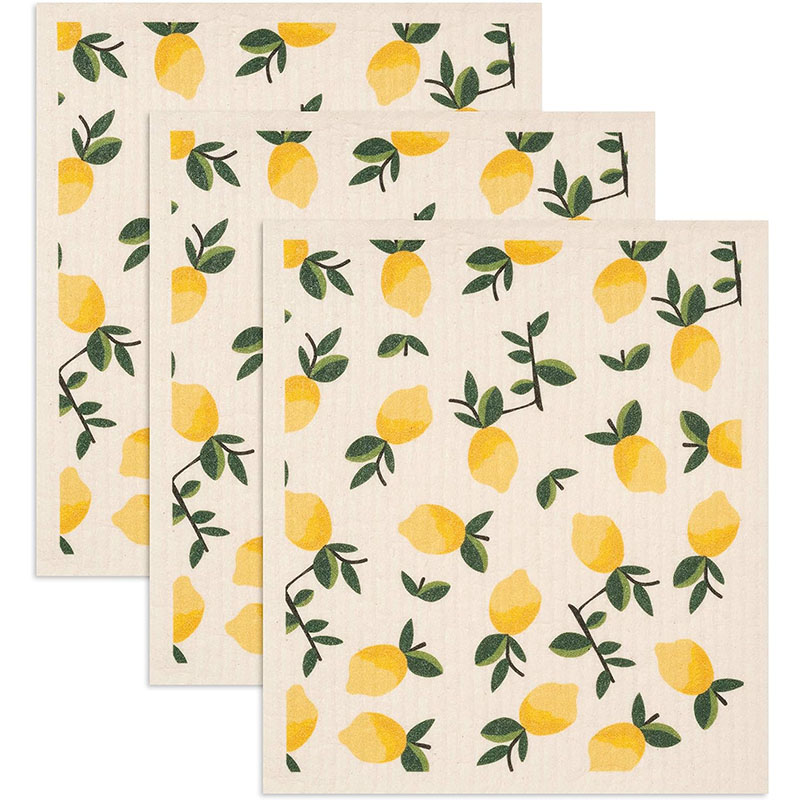 Printed Swedish Cellulose Sponge Cloths — view 1