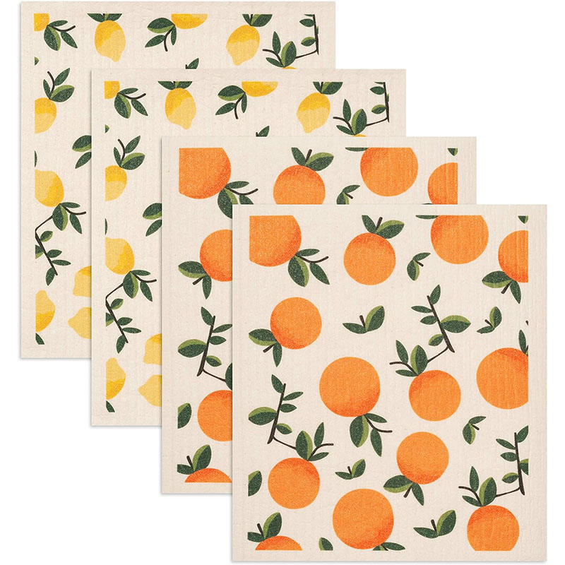 Printed Swedish Cellulose Sponge Cloths — view 2