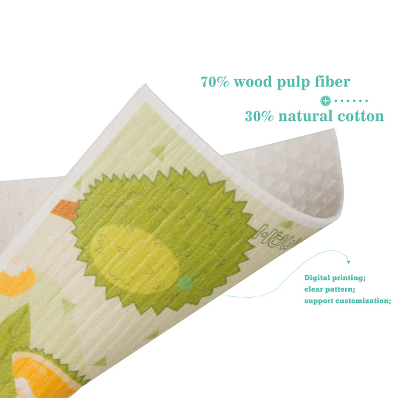 Printed Swedish Cellulose Sponge Cloths — view 6